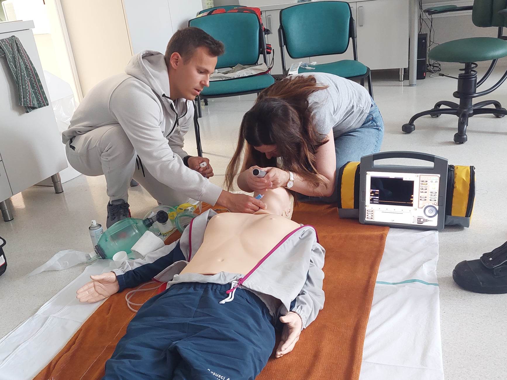Obnovitev veščin Dihalna pot in ventilacija za zaposlene