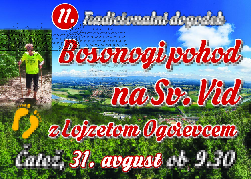 Plakat B2 Bosonogi pohod 2025 01